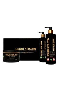 Liquid Keratin Kuru Mat Sert Saç Keratin Bakımı Seti