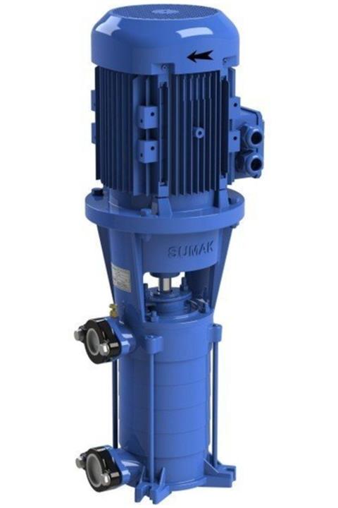 Sumak Sht 24/4 Trifaze Dik Milli Kademeli Pompa 7.5 Hp