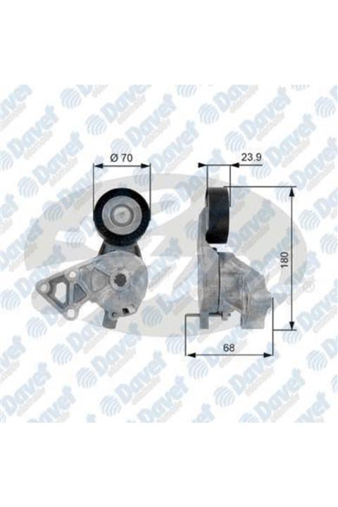 GATES Alternator Gergı Rulmanı Kutuklu A3 1.9 Tdı 00