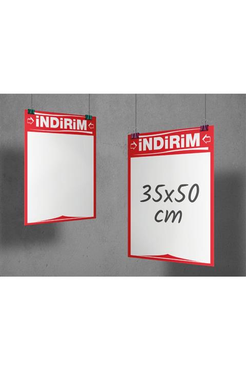 ETİKET KAPIDA Indirim Etiketi 35*50cm 100 Adet