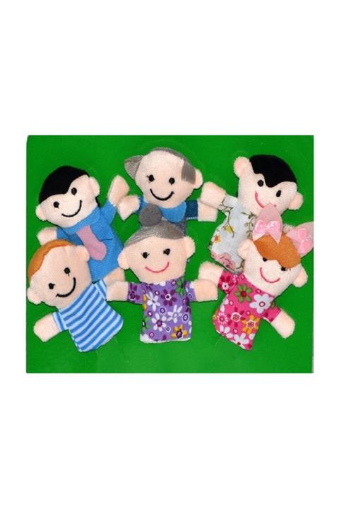 Gökmen Oyuncak Parmak Aile Kukla 6 Lı