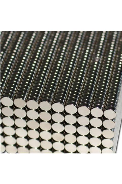 Dünya Magnet 50 Adet Çap 5mm X Kalınlık 1mm Güçlü Yuvarlak Neodyum Mıknatıs