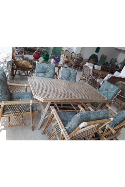 Veranda Bambu 6 Lı Veranda Klasik Yemek Takımı