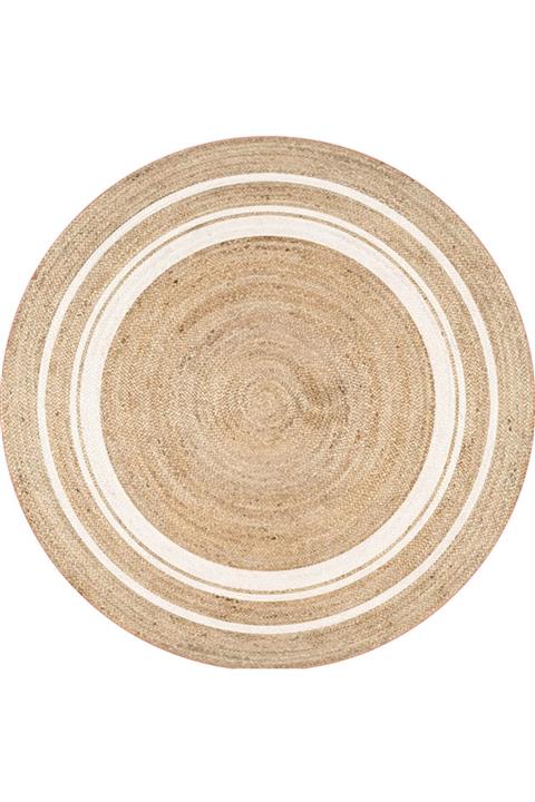 KARNAVAL HOME Karnaval Bolero Örgü 43 Çift Bordürlü Jüt Örme Hasır Kilim