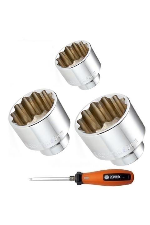 Somafix Somafıx 3/4 Ağır Lokma Takımı Tekli Lokma 3'lü + Tornavida