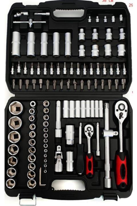 YXTOOLS Profesyonel 108 Parça Lokma Takımı 1/2 1/4
