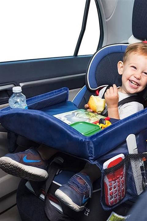 Chermik Katlanabilir Pratik Çocuk Masası Oto Koltuk Sehpası Bebek Çocuk Aktivite Masası Pembe