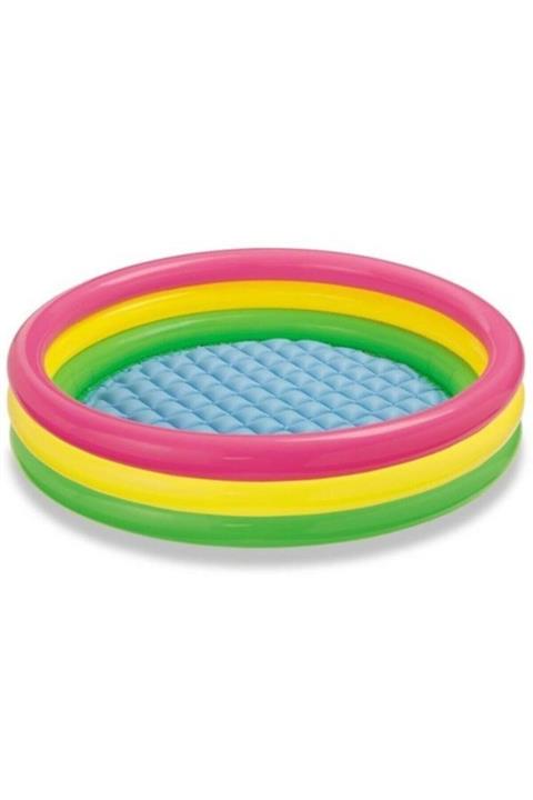 Intex 3 Boğumlu Sunset Bebek Havuzu 86x25 Cm -plaj Ve Bahçe