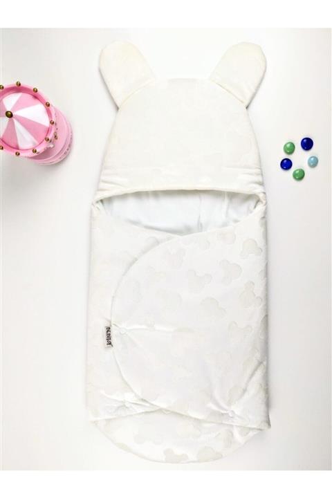 Bebitof Ayıcık Desenli Velboa Kundak