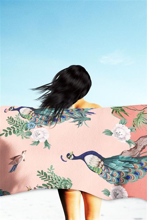 Art Transfer Dijital Baskılı Plaj Havlusu