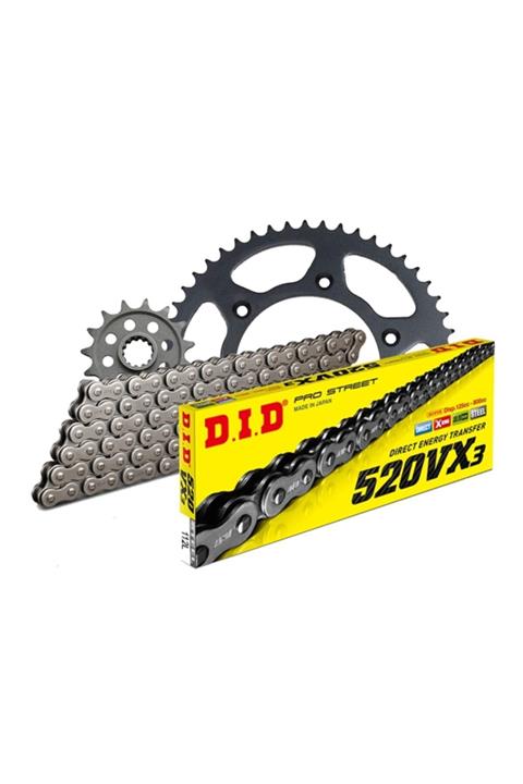 D.I.D Suzuki Dr-z 400 S 00-20 Zincir Dişli Set 15t-44t Uyumlu