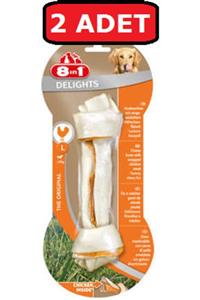 8in1 Delights 8 In1 Kemik Delight Bones Tavuklu 2 Adet Ödül Kemiği L 85 Gr Köpek Ödül