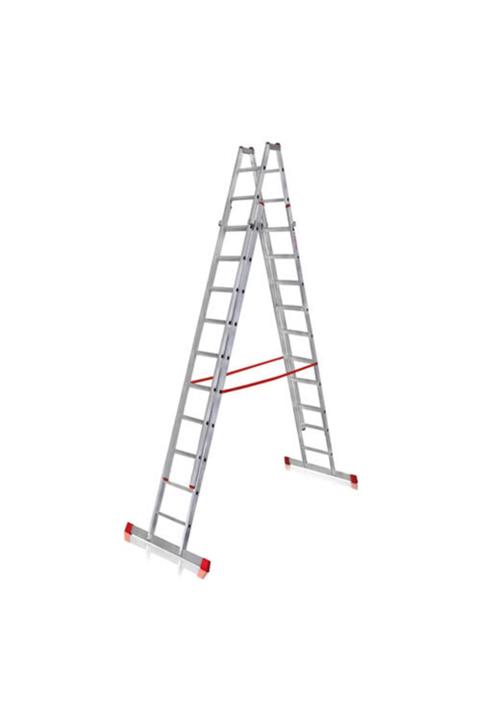 Cömert Merdiven A Tip Çift Sürgülü 4 Metre(ATCSM.05) (4*4 2=18 METRE)