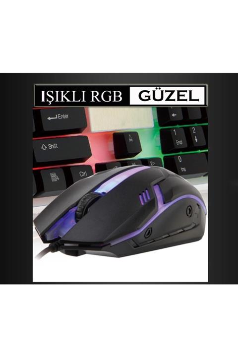 layftech Gk186 Pro Ev+ofis Oyuncu Rgb Işıklı Ergo Tasarım Gaming Mouse