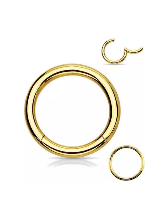 Bylin Takı Gold Cerrahi Çelik Halka Piercing