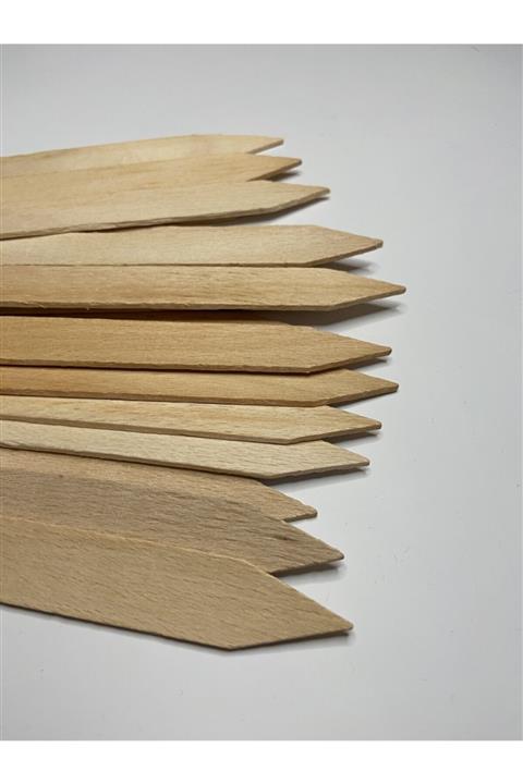 Kastonya Ahşap Geniş, Yassı Adana Şiş Çubuğu 2 Cm Genişlik - 25 Cm Uzunluk - (100 Adet)