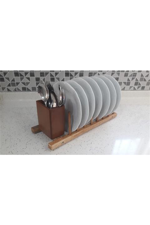 PAPAYA Ahşap Tabaklık Kaşıklık