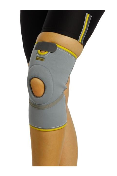 MORSA CYBERG Unisex Gri Patella Açık Neopren Dizlik