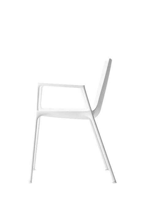 mobilyapratik Grammer Macaora Bekleme /cafe Koltuğu Döşemesiz Beyaz