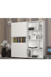 dekorstilim Mdf House Kitaplık Kütüphane Dolabı150 cm