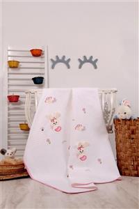 mellowbabystore Pembe Tavşan Desenli Bebek Pikesi