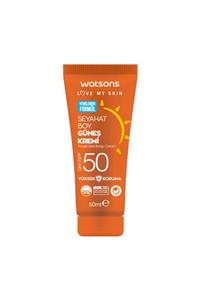 Watsons Seyahat Boy Spf 50 Güneş Kremi 50 ml