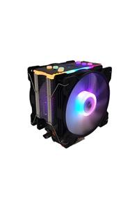 Snowman T4 Cpu Soğutucu Fan Rgb Lıght Board Çift Fan