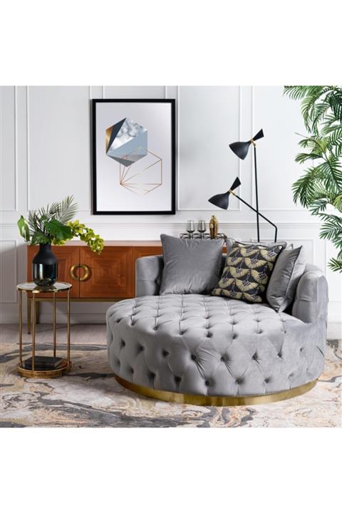 ERİZA Giza Chester Berjer (gri-gold)