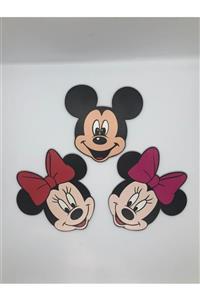 Defter Atölyesi Minnie Mouse 3'lü Bardak Altlığı