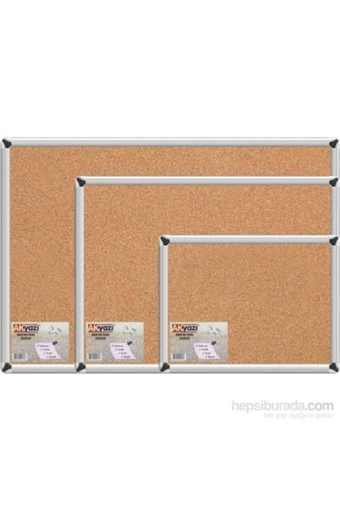 AKYAZI 45x60 Duvar Monte Askılı Mantar Pano