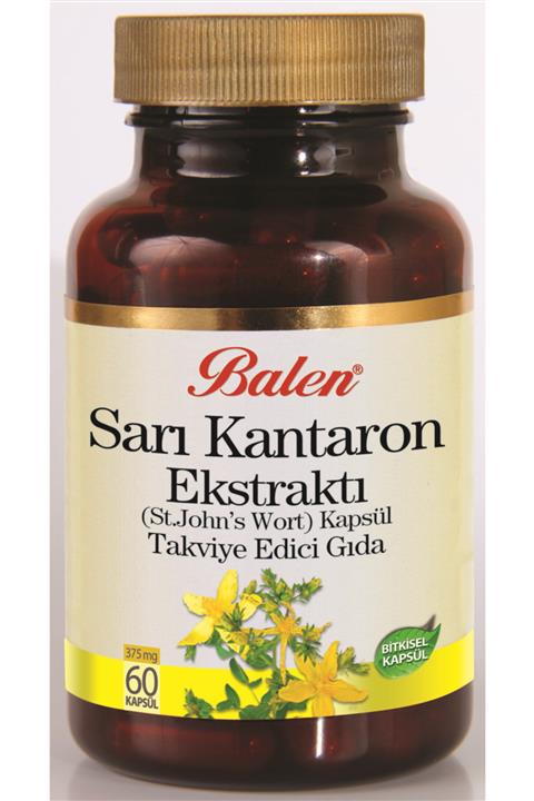 Balen Johns Wort Ekstraktı Sarı Kantaron Kapsül 60 Kapsül