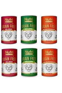 Nutri Canin Tahılsız 3 Çeşit Karma Köpek Konserve 400 Gr. X 6 Adet