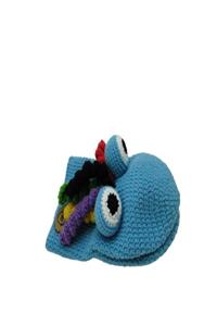 minxshops Amigurumi Mavi Kurbağa Kukla