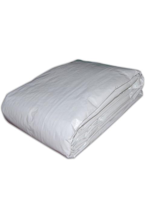 Okan Oto Kılıf Pvc Su Geçirmez Çadır,su Geçirmez Branda Beyaz,havuz Çadırı,180gr 9 X 13