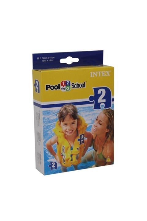Intex Yakalı Sarı Yelek Can Yeleği Havuz Deniz Simit 3-6y 58660