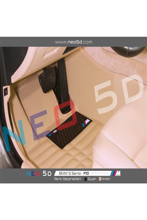 neo5d Bmw 3 Serisi F30/e90 Bej Rengi 2005-2019 Havuzlu Dikişsiz (press) Deri Paspas