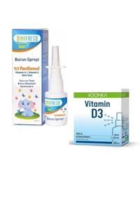 RINOFRESH Panthenol Burun Spreyi 20 Ml+ Vitamin D3 1000 Iu 20 Ml