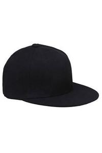 HemenALbence Düz Unisex Snapback Hip Hop Siyah Şapka