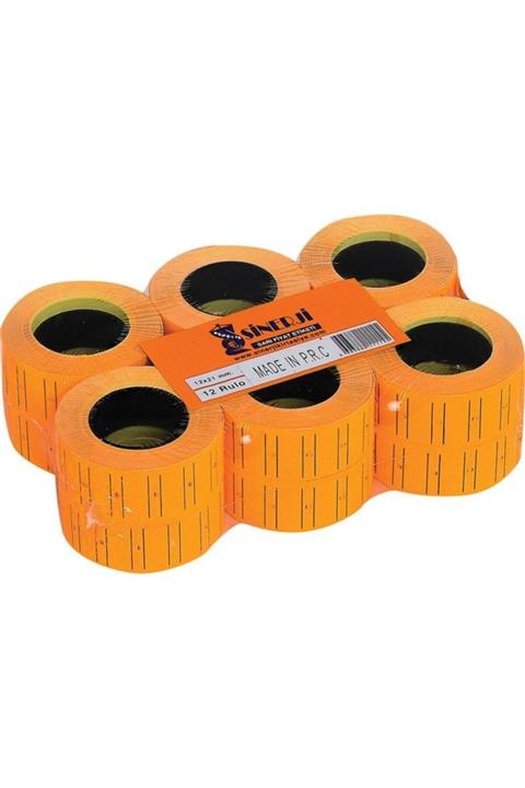 Sinerji Fiyat Etiketi Turuncu 12 Li