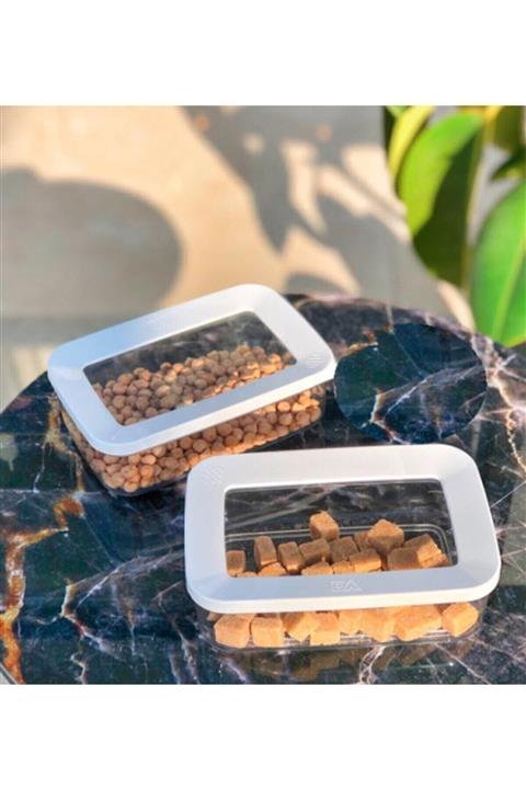 VİP AHMET Saklama Kabı Vakumlu 600ml 2li Set