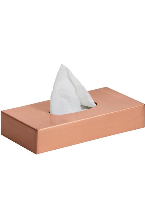 Hakart Bakır Peçetelik Mat Cila Dikdörtgen 24x12x4,5 Cm