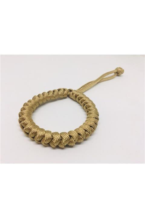 Asperas Grup Çöl Rengi ' Madmax Snake Knot ' Model Paracord Bileklik