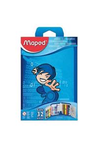 Maped Tek Katlı Mavi 32 Parça Içi Dolu Kalem Kutu 967811