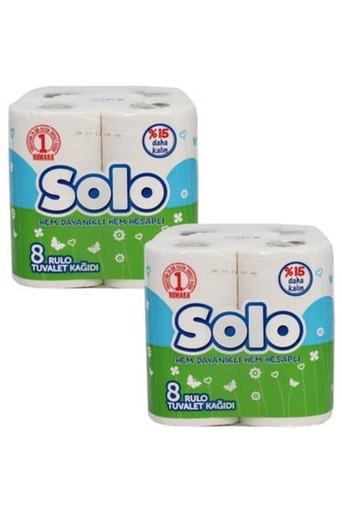 Solo Tuvalet Kağıdı 8 Li 2 Paket