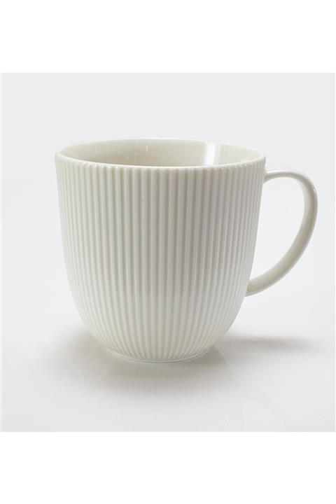 Güral Porselen Çizgili Kupa Mug Bardak 350cc