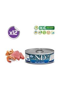 N&D Ocean Tahılsız Balıklı Yetişkin Kedi Konservesi 80 gr x 12 Adet