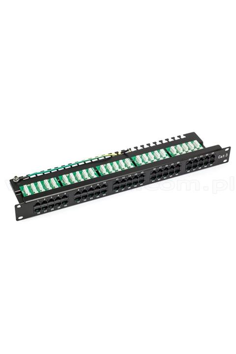 OEMN Oem 10c-sb1u50pcat3-rl1a Cat3 Metal Siyah 50 Port Utp Patch Panel
