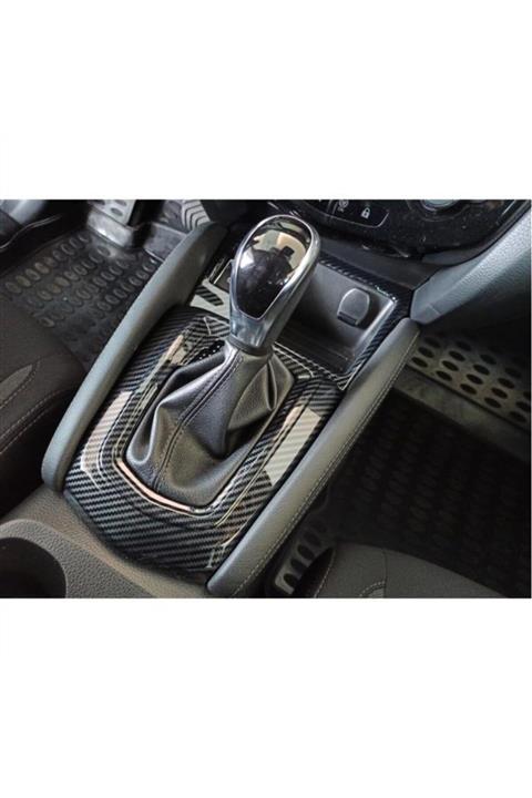 Autokit Siyah Nissan Qashqaı Uyumlu Vites Konsol Kaplama 2018