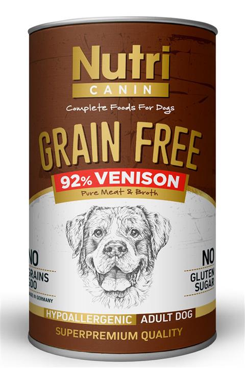 Nutri Canin 400 Gr Geyik Etli Süper Premium Köpek Maması 6adet