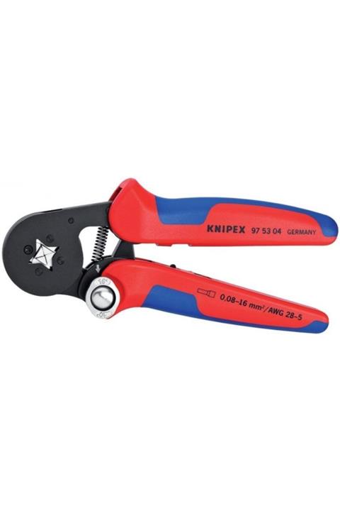 Knipex 97 53 04 Ayarlı Pabuç Sıkma Pensesi 0,08 10 Q Mm 4 Köşe